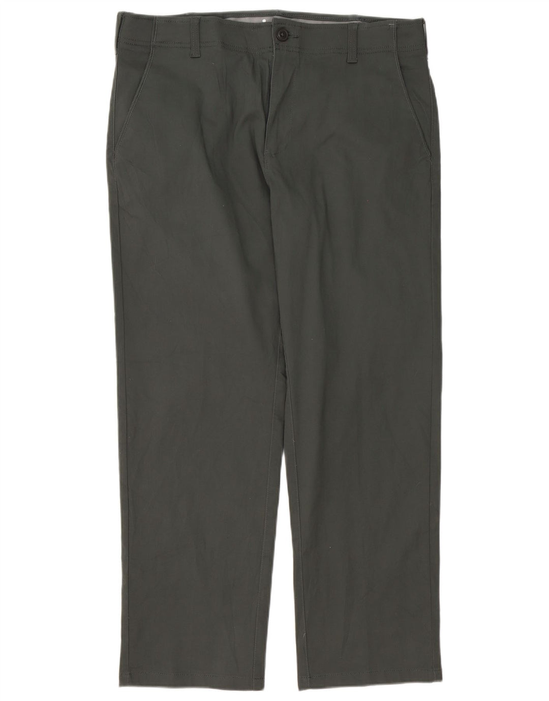 Lee Pantalones Chinos Regulares Para Hombre W36 L30 Algodón Gris