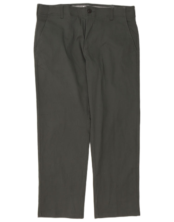 Lee Mens Regular Chino Trousers W36 L30 Grey Cotton