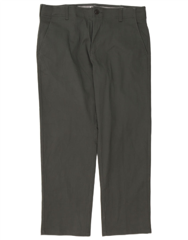 Lee Pantalones Chinos Regulares Para Hombre W36 L30 Algodón Gris
