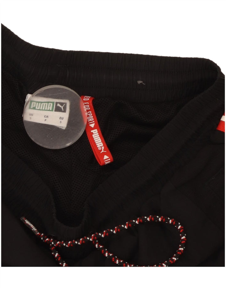 Puma Pantalones cortos deportivos para hombre pequeño poliéster negro