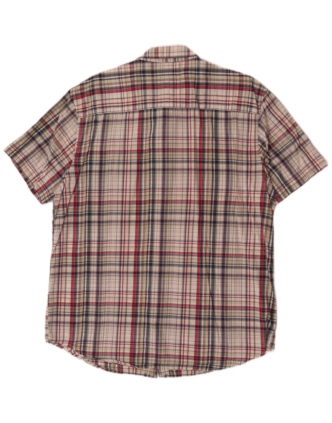 Wrangler Camisa De Manga Corta Hombre XL Algodón A Cuadros Multicolor