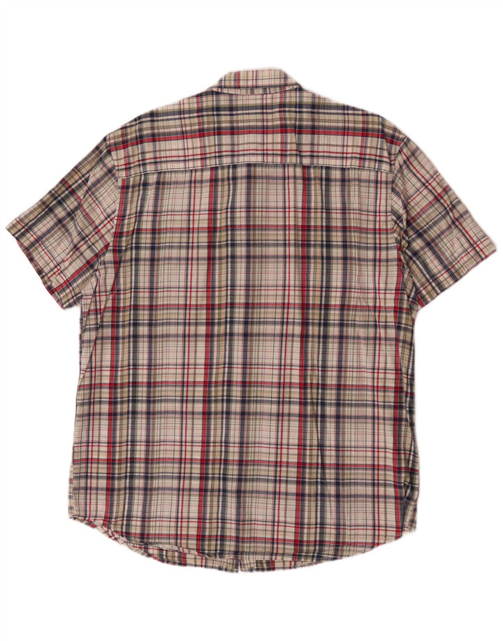 Wrangler Camisa De Manga Corta Hombre XL Algodón A Cuadros Multicolor