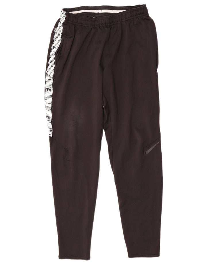 NIKE Pantalón deportivo Dri Fit Graphic para hombre, talla pequeña, color negro