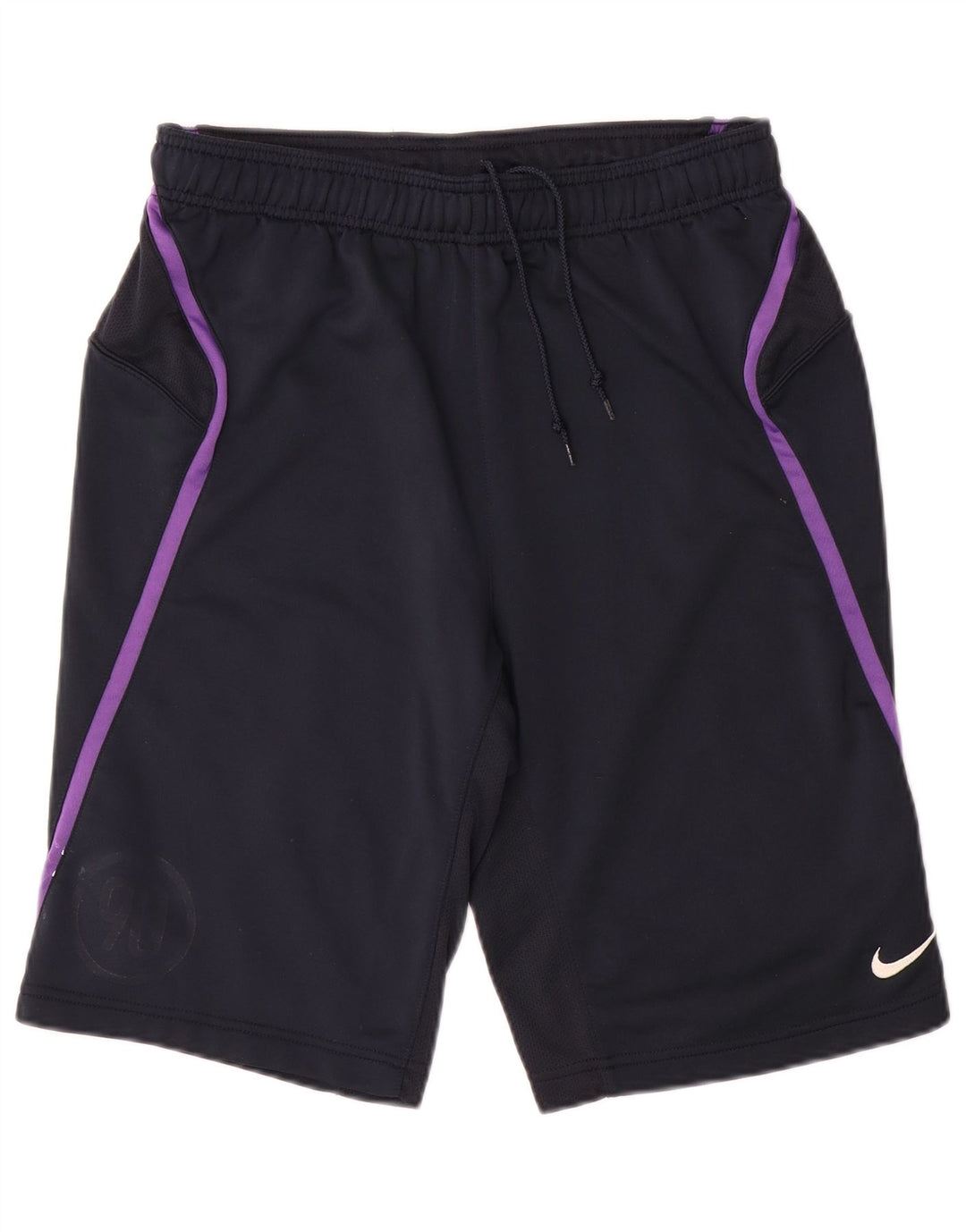 Pantalón corto deportivo Nike para hombre Poliéster color block azul marino mediano