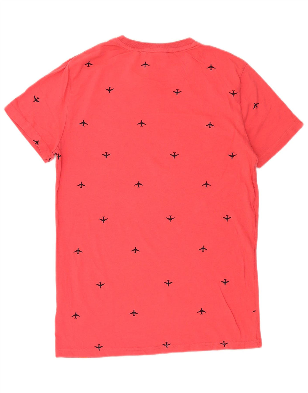 SUPERDRY Camiseta gráfica para hombre Top mediano de algodón rojo
