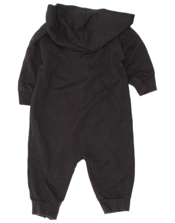 Nike Mono con capucha gráfico para bebés de 3 a 6 meses, algodón negro