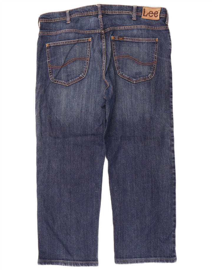 Lee Vaqueros Rectos Brooklyn Hombre W40 L27 Algodón Azul