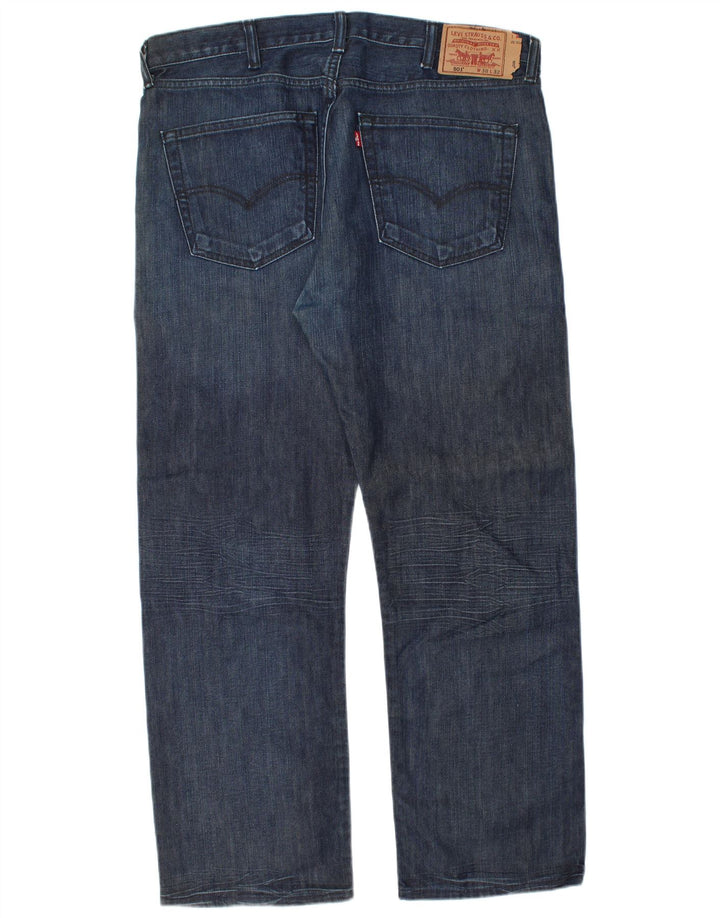 Levi's Vaqueros rectos 501 para hombre W38 L30 Algodón azul marino