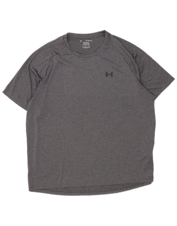 Under Armour Camiseta para hombre Top 2XL Gris Poliéster