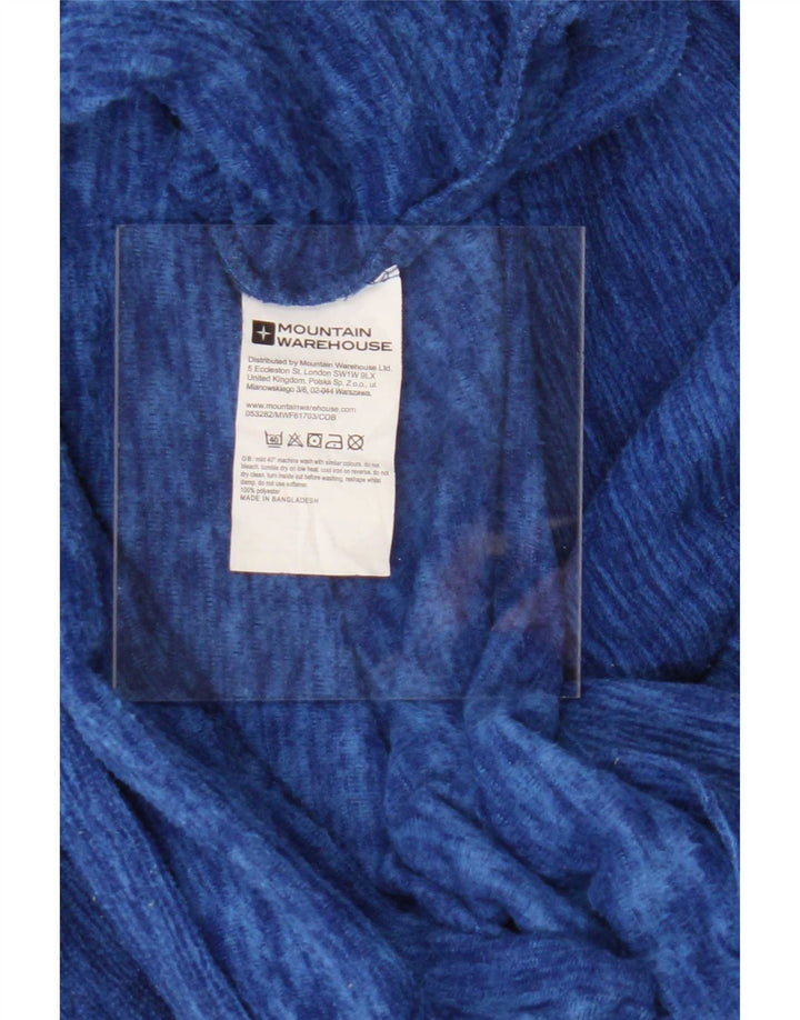 Jersey de forro polar con cuello y cremallera para hombre de Mountain Warehouse con moteados en azul medio