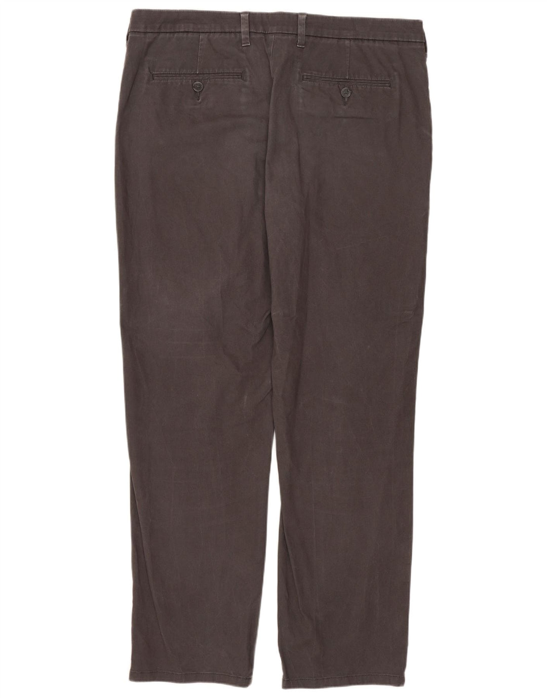 Marks & Spencer Pantalones chinos rectos de corte regular para hombre W36 L31 Gris
