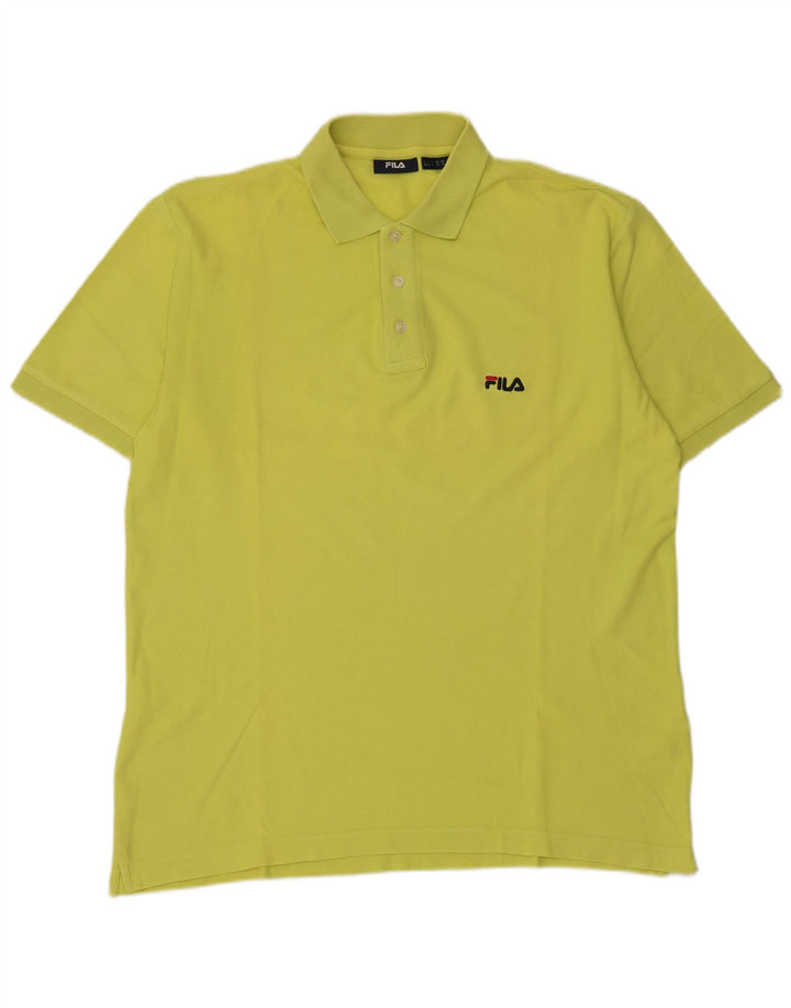 Polo Fila Hombre Algodón Verde Medio