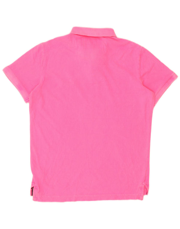 SUPERDRY Polo Hombre Algodón Rosa Medio