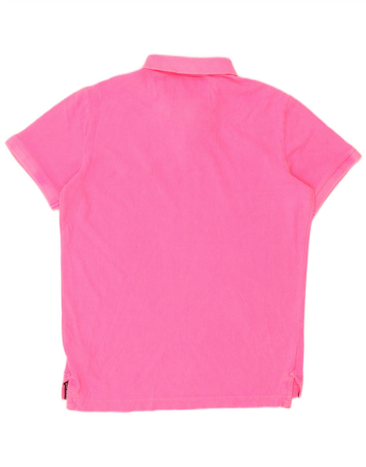SUPERDRY Polo Hombre Algodón Rosa Medio