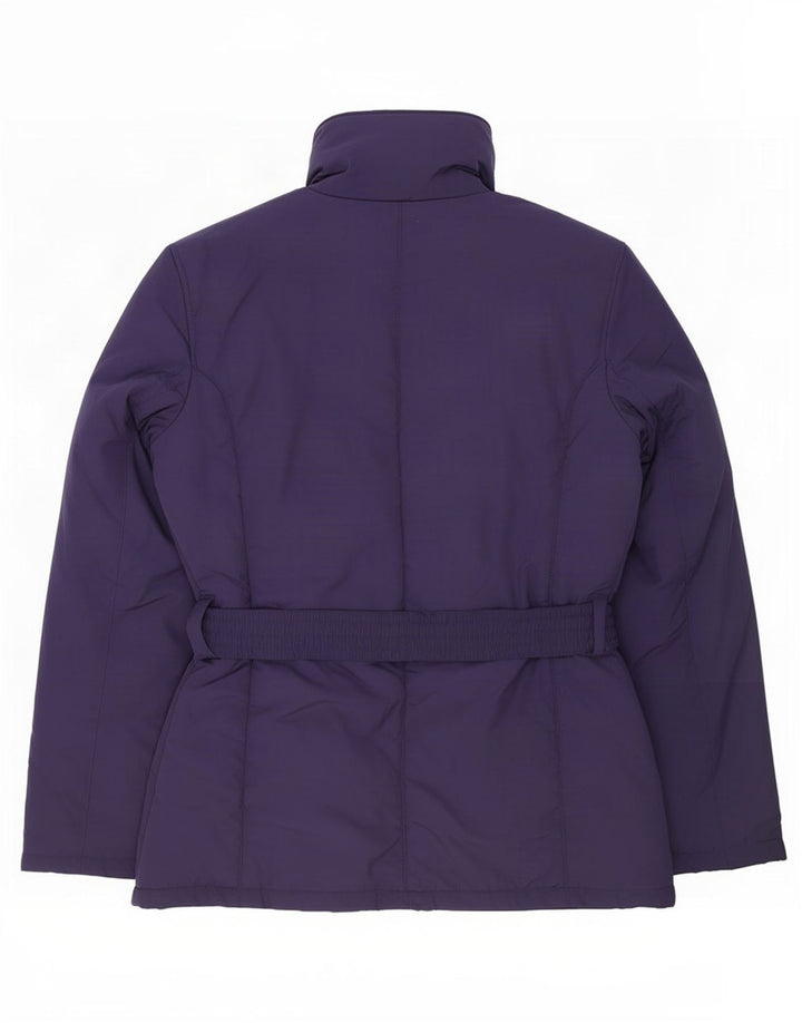 Asics Chaqueta acolchada para mujer UK 40 Grande Poliéster azul marino