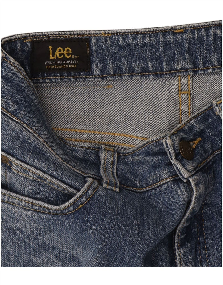 Vaqueros Lee Mujer Rectos W28 L29 Azul