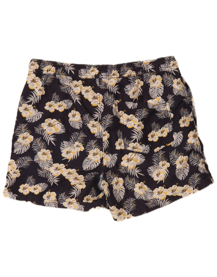 Jack & Jones Hombre Bañador Shorts Mediano Azul Marino Floral Poliéster
