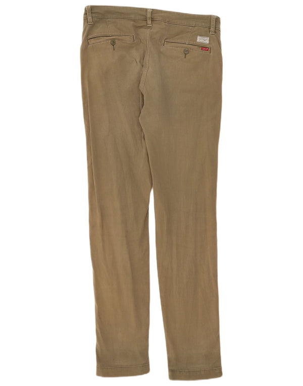 Levi's Pantalón chino de corte cónico estándar para hombre W32 L34 Algodón caqui