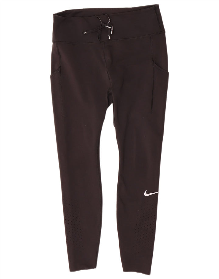 Nike Leggings Dri Fit para mujer UK 44 Grande Poliéster negro