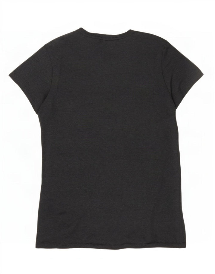 Fila Camiseta gráfica para mujer Top UK 46 Poliéster moteado gris grande