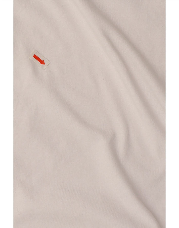 ELLESSE Mens Graphic T-Shirt Top Medium White Cotton Vintage Ellesse and Second-Hand Ellesse from Messina Hembry 