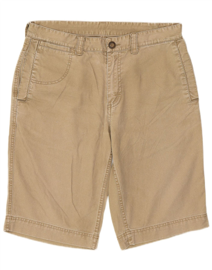 Wrangler Mens Morse Chino Shorts W31 Algodón Beige Medio