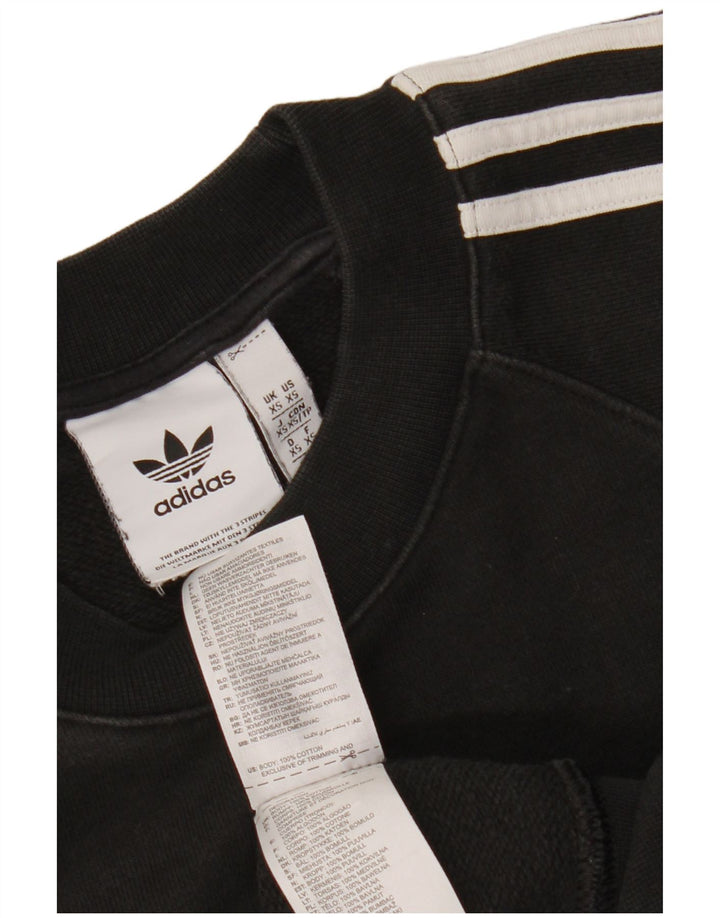 Adidas Hombre Sudadera Jumper XS Negro Algodón