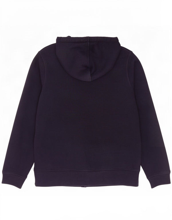 Marks & Spencer Sudadera con capucha y cremallera para mujer UK 12 Medium Azul marino Algodón