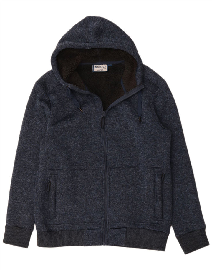 Chaqueta bomber de punto para hombre de Mountain Warehouse UK 40 Large Azul marino moteado