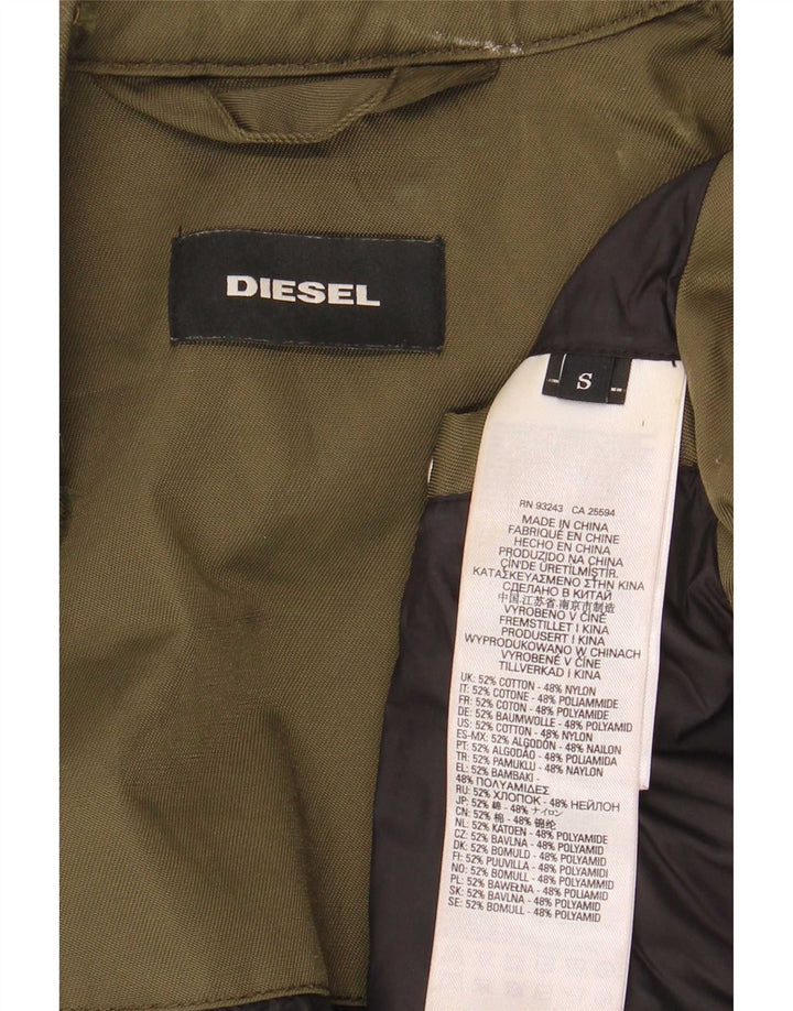 Diesel Chaqueta Bomber para Hombre UK 36 Small Caqui