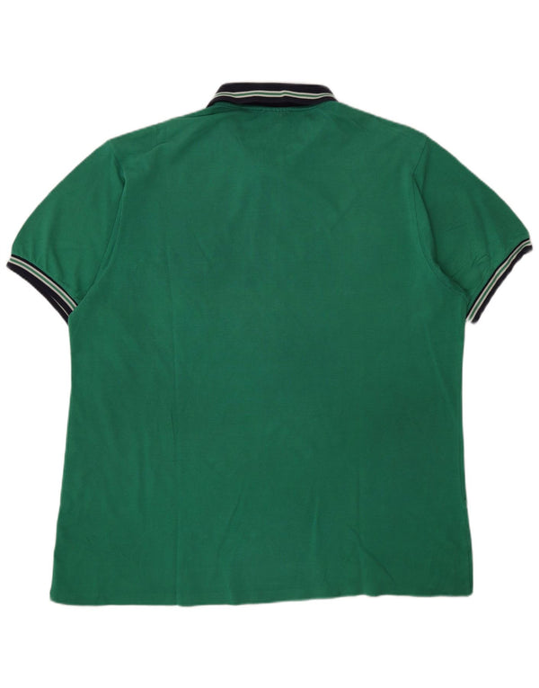 Polo Lacoste para hombre talla 7 2XL algodón verde
