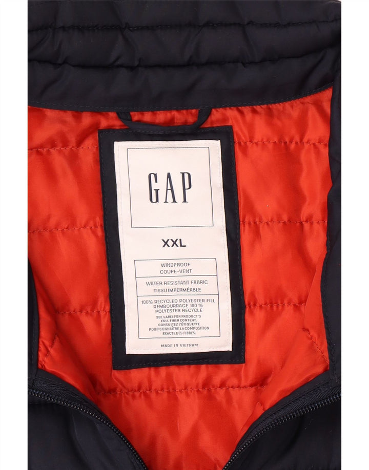 Chaleco acolchado para hombre GAP UK 44 2XL Poliéster azul marino