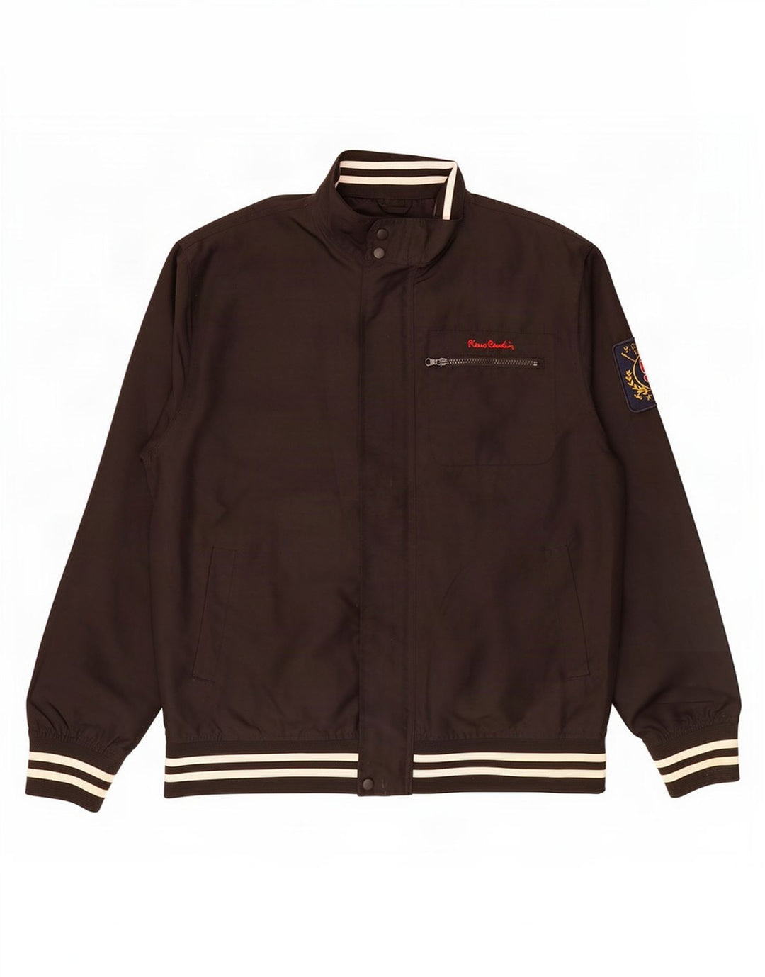 Pierre Cardin Chaqueta impermeable para hombre UK 44 2XL Poliéster negro