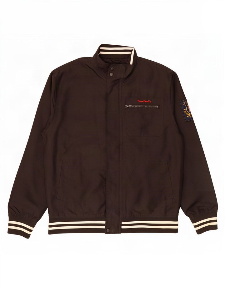 Pierre Cardin Chaqueta impermeable para hombre UK 44 2XL Poliéster negro