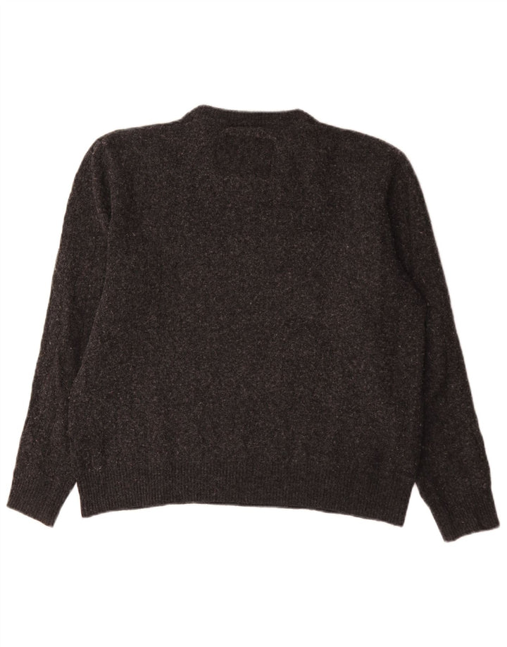 Jack Wills Jersey De Cuello Redondo Para Hombre De Lana Merino Gris Medio