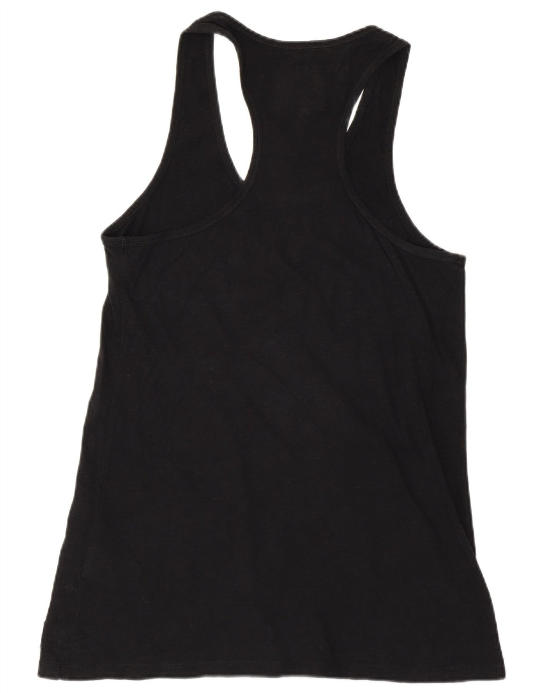 Superdry Mujer Chaleco Top UK 44 Grande Algodón Negro