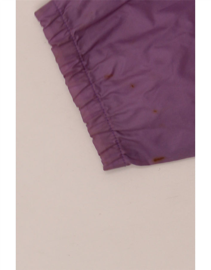 J JEANTEX Chaqueta impermeable holgada para hombre UK 40 Large Púrpura Colorblock