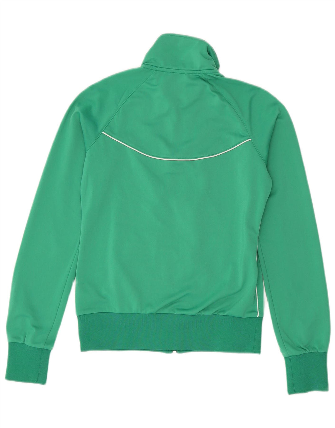 Nike - Chaqueta de chándal para mujer, talla 8/10, poliéster verde pequeño