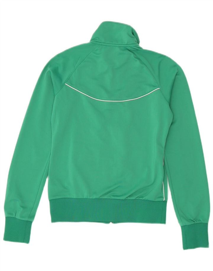 Nike - Chaqueta de chándal para mujer, talla 8/10, poliéster verde pequeño