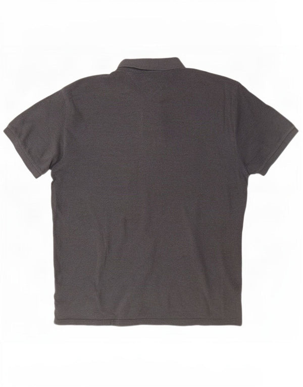 Tommy Hilfiger Mens Polo Shirt XL Grey Cotton