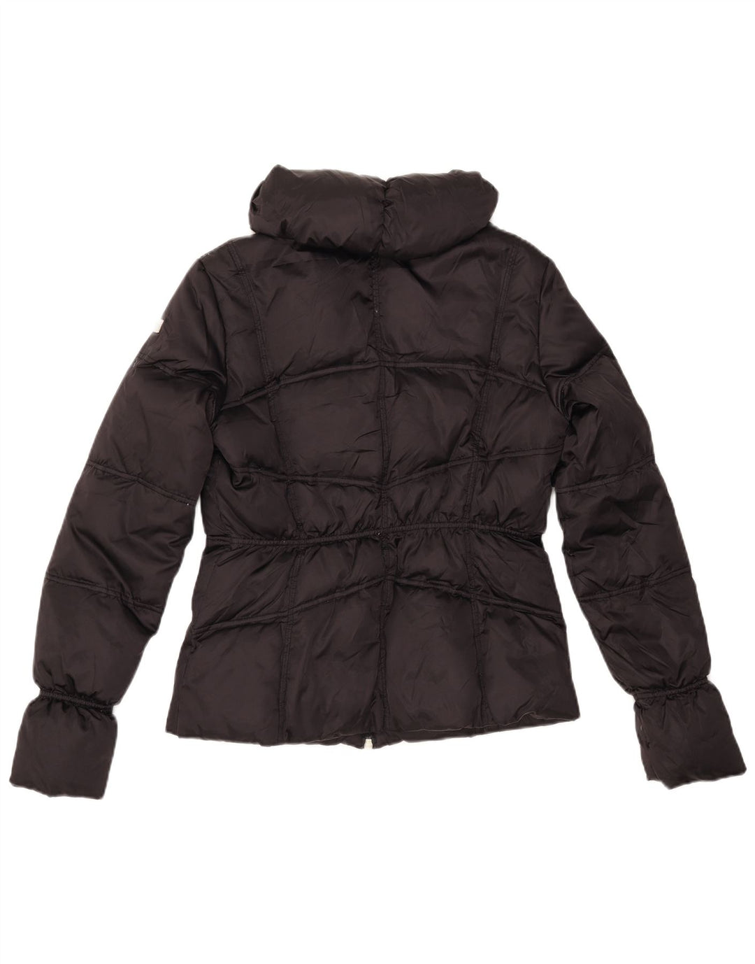PHARD Chaqueta acolchada con capucha para mujer UK 44 Grande Poliéster negro