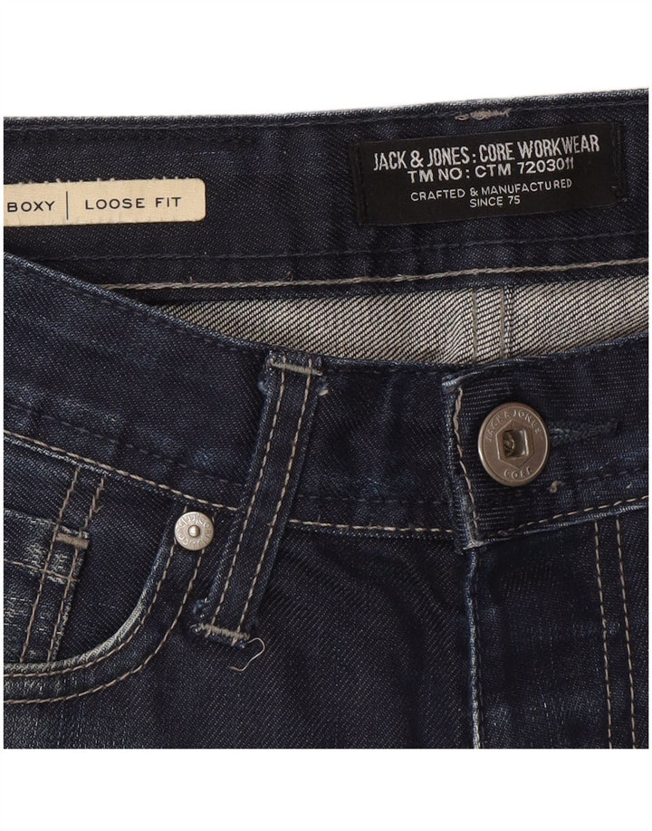 Jack & Jones Vaqueros Boxy Sueltos para Hombre W28 L30 Azul