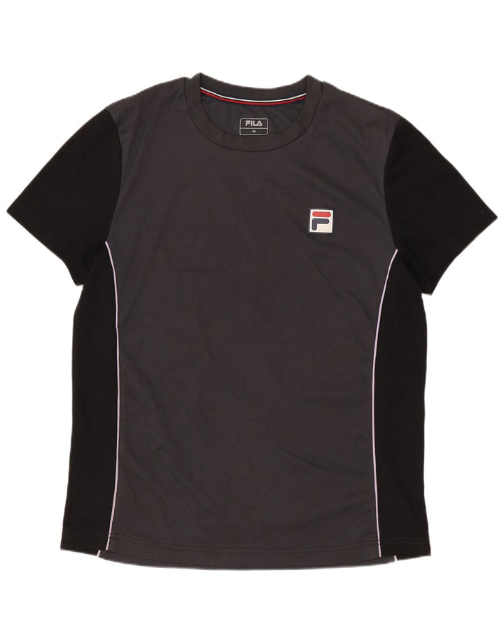 FILA Camiseta para hombre Top IT 48 Poliéster color block gris medio
