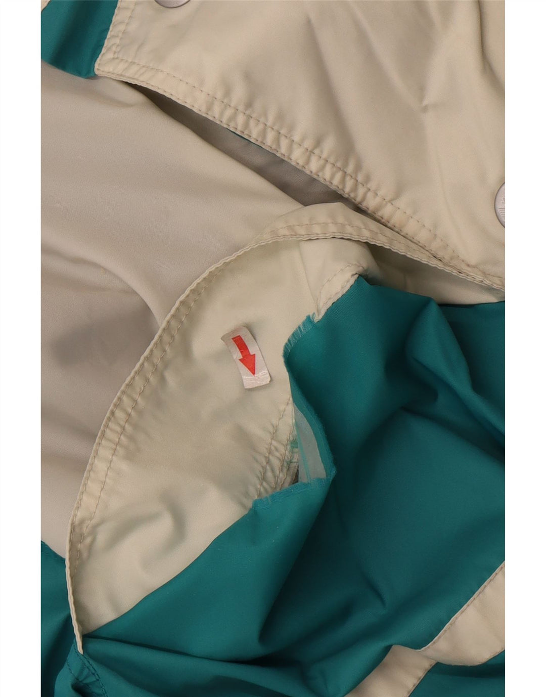 K-Way Chaqueta de esquí con capucha para hombre UK 40 Large Azul Colorblock Poliéster