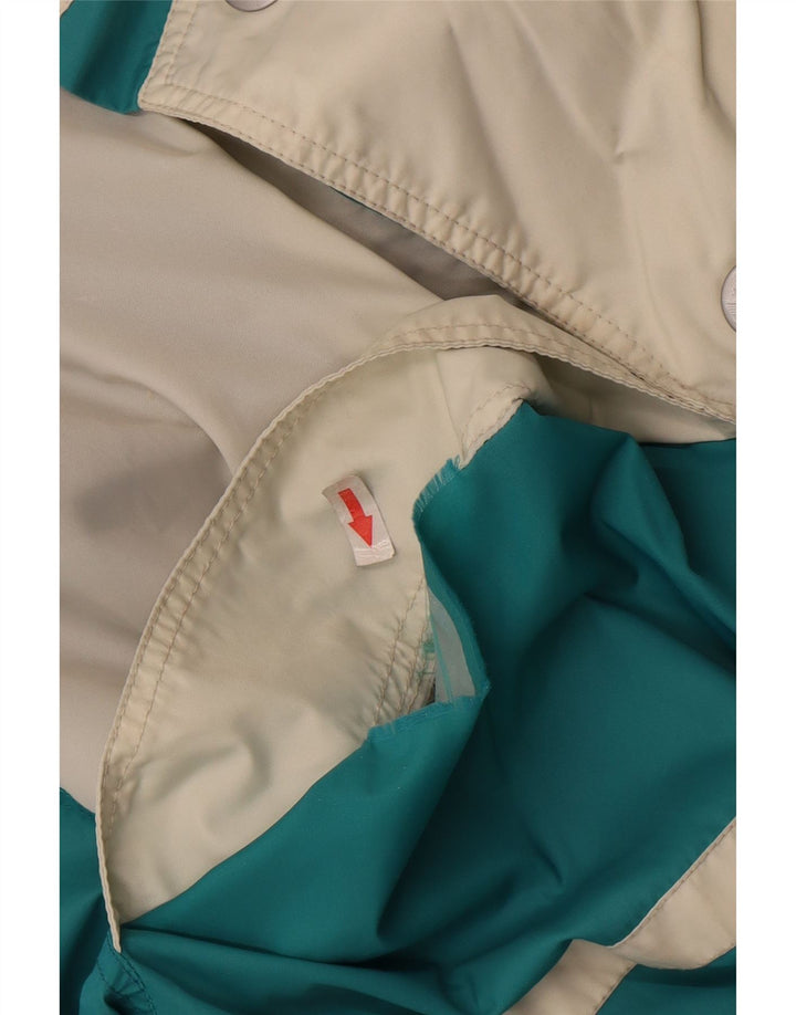 K-Way Chaqueta de esquí con capucha para hombre UK 40 Large Azul Colorblock Poliéster