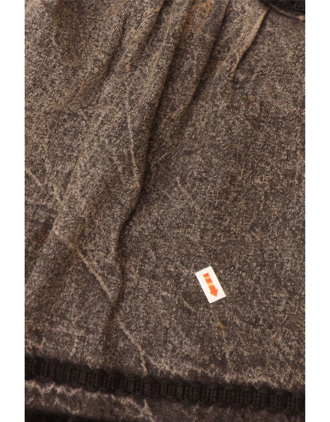 Falda vaquera VINTAGE para mujer W28 Gris medio