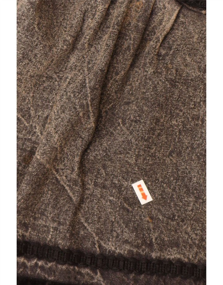 Falda vaquera VINTAGE para mujer W28 Gris medio