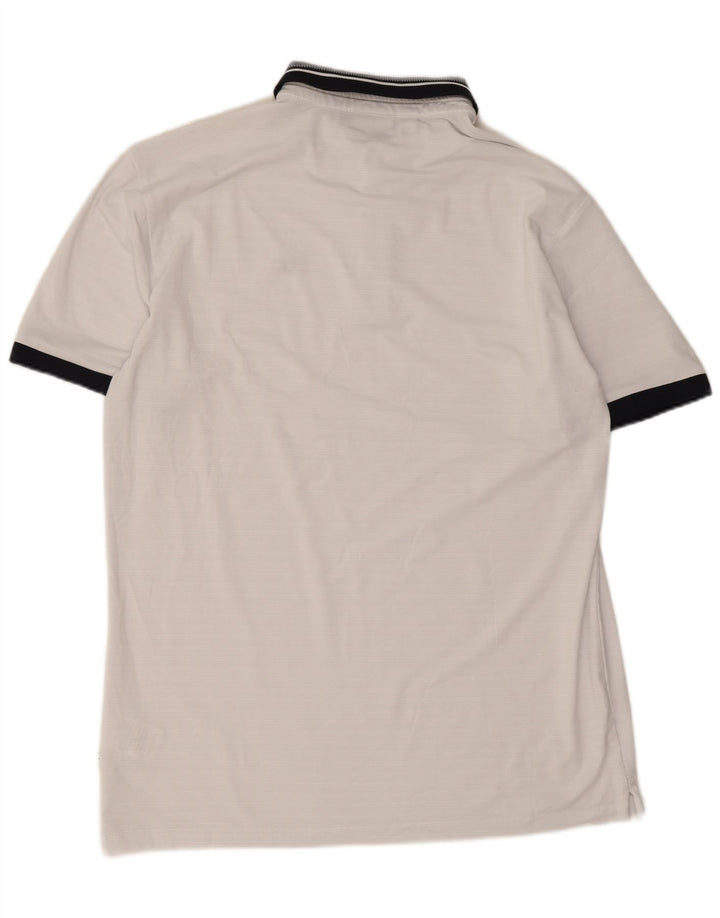 Polo de golf Calvin Klein para hombre Poliéster con bloques de color blanco mediano