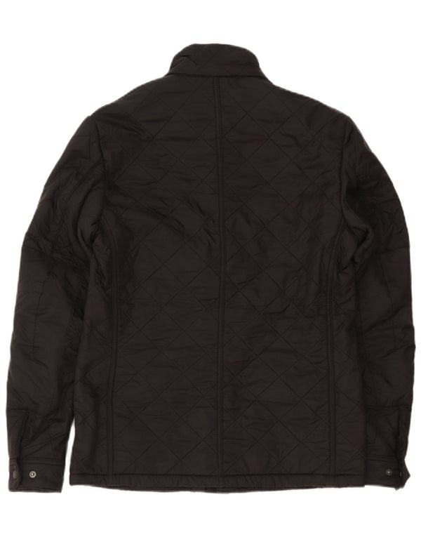Barbour Chaqueta acolchada para hombre UK 36 Small Poliéster negro