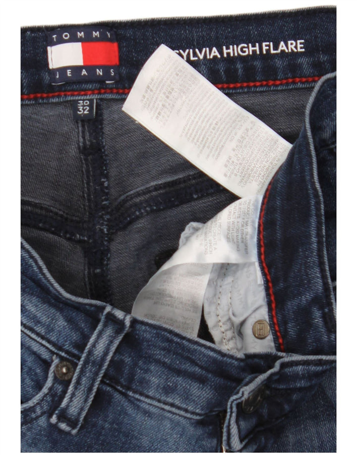 Tommy Hilfiger Vaqueros acampanados Sylvia para mujer W30 L32 Algodón azul marino